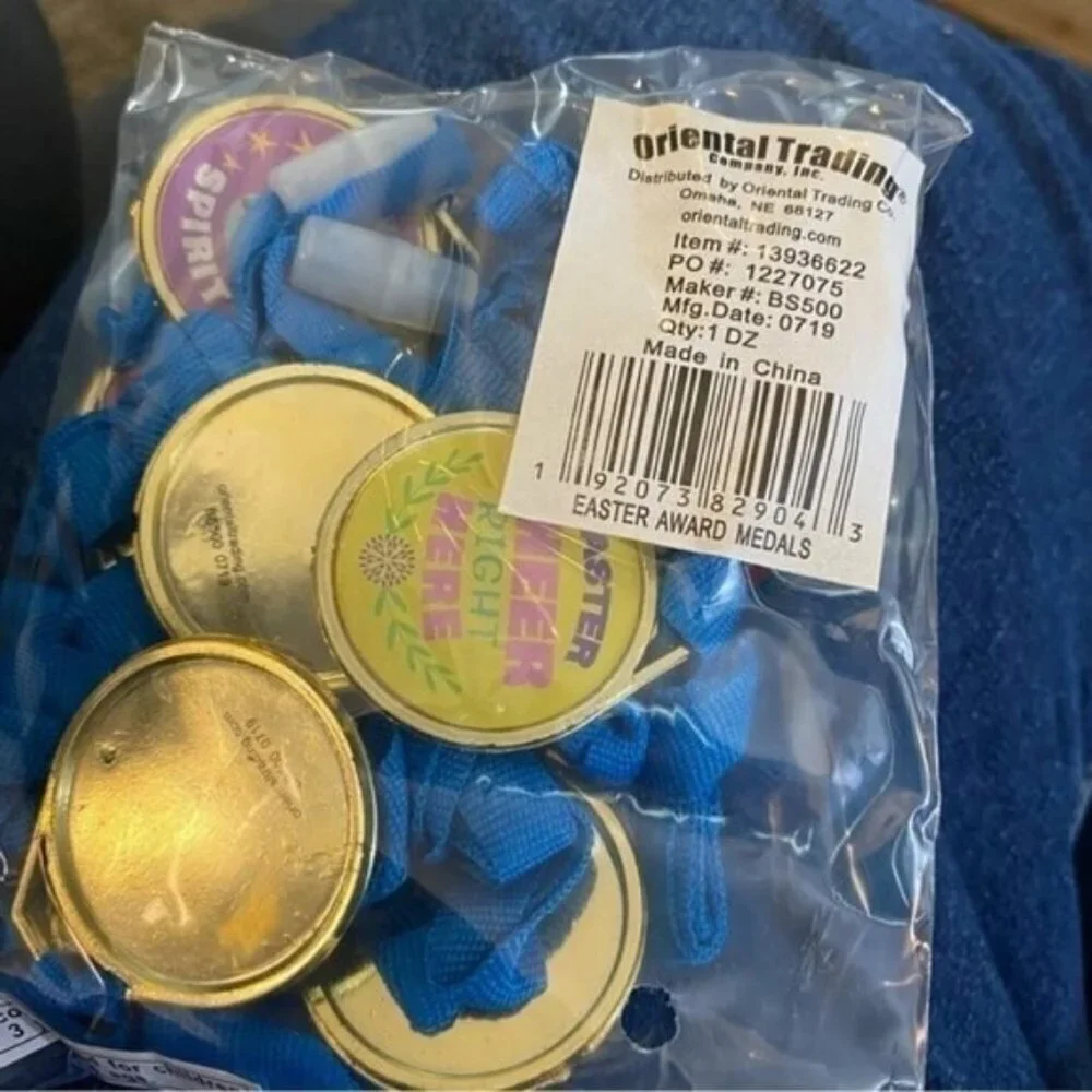Easter Award Medals - 12 Pc.